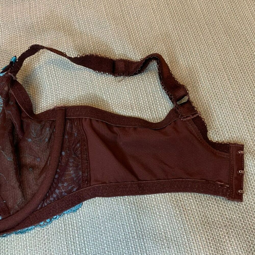 Fit Fully Yours Bra Brown and Green Size 34F - Picture 16 of 16